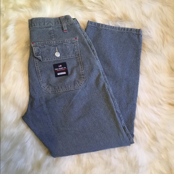 Vintage Ralph Lauren Polo high rise cropped jeans - Picture 1 of 8